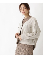 コーデュロイＶネックジャケット/ナチュラル(050)