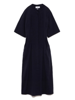 コクーンシルエットシャツワンピース/NVY