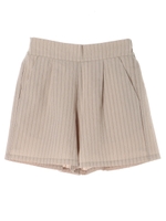 サッカーストライプキュロット/ベージュ