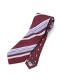 サテンマルチストライプチェンジ ネクタイ/ボルドー(364)