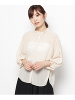 シアースノーカットブラウス/ベージュ(052)