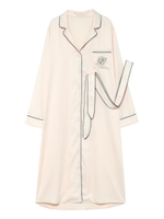 シルキーサテンスリープ ロング ワンピース/PINK