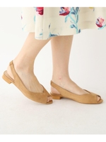 スリングバッグフラットシューズ/ベージュ(052)