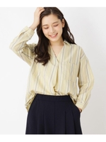 ダブルポケットストライプシャツ/マスタード(333)