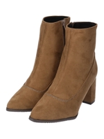 チャンキーショートブーツ/ベージュ