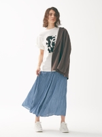 デザインロゴTシャツ/WHT