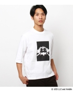 デロリアン5分袖Tシャツ/オフホワイト(003)