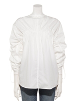 ドロストブラウス/ホワイト