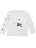 ハローキティロングスリーブTシャツ/WH