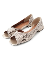 バタフライフラットパンプス/ベージュ(152)