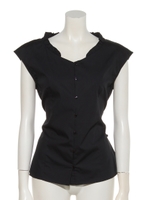 バックリボンフリルカラーBL/ネービーブルー