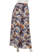 ビエラプリントワイドパンツ/ベージュ