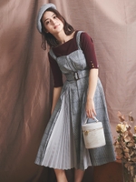 ビスチェワンピース/黒