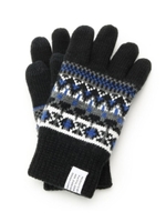 フェアイルニットグローブ/ブラック(019)