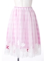 フラワーチュールスカート/ピンク