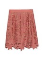 フラワー刺繍ミニスカート/PNK