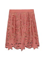 フラワー刺繍ミニスカート/PNK