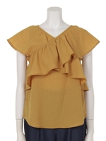 フリル取外4WAY/BL/マスタード