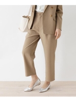 ベルテッドテーパートパンツ/ベージュ(052)