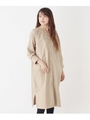 ボリューミーシャツワンピース/ベージュ(052)