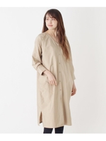 ボリューミーシャツワンピース/ベージュ(052)