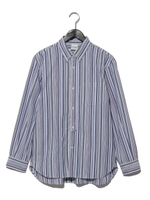 マルチストライプBDシャツ/ブルー