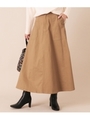 ミリタリーベイカーフレアスカート/ベージュ(005)