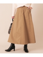 ミリタリーベイカーフレアスカート/ベージュ(005)