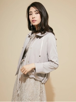 ライナー付き2Wayフードマウンテンパーカー/ベージュ