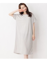 リネンライクバックネジリワンピース/ナチュラル(050)