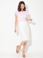リバーシブルレーススカート/ホワイト