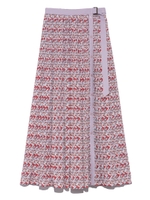 レトロ柄スカート/GRY