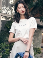 ロゴTシャツ/ホワイト
