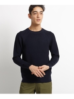 ワッフルウールニット/ネイビー(093)