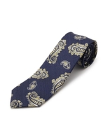 ヴィンテージペイズリー ネクタイ/ネイビー(593)