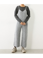 畦編ミ ニット オールインワン/T.GRY