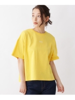 刺しゅうロゴＴシャツ/イエロー(032)