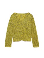 小花柄ブラウス/YEL