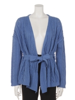 地柄カシュクールＣＤ/ブルー