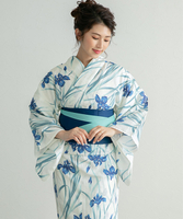 [単品]高級変わり織り水仙柄