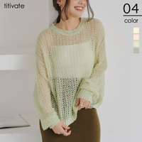 シアーローゲージニット