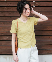 前後2wayなみなみシアージャガードトップス【メール便可／100】