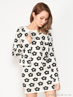 オールフラワーニットカーディガン