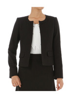 フラップポケットノーカラージャケット