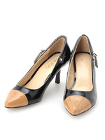 バイカラ-ポインテッド2WAYパンプス