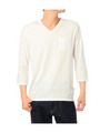 tcr v neck 3/4 tee