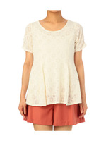 フラワーニットプルオーバー