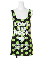 水玉タンクトップ