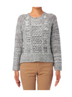 杢糸ニットプルオーバー