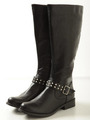 【glifeed】スタッズロングブーツ